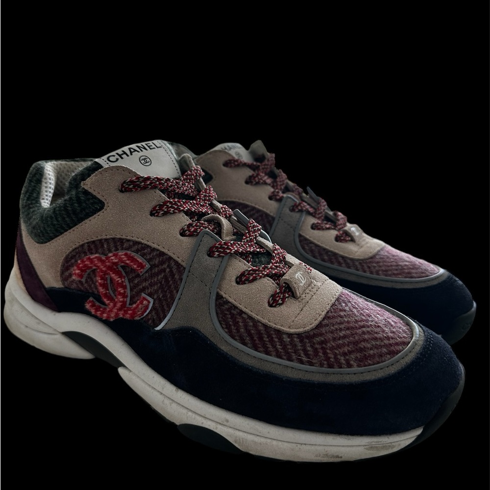 Chanel CC LOGO SNEAKER ”Red,Navy Blue,Green”